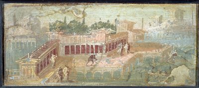Lakeside or Seaside Villa Landscape, from Stabiae, 1st century AD by Unknown